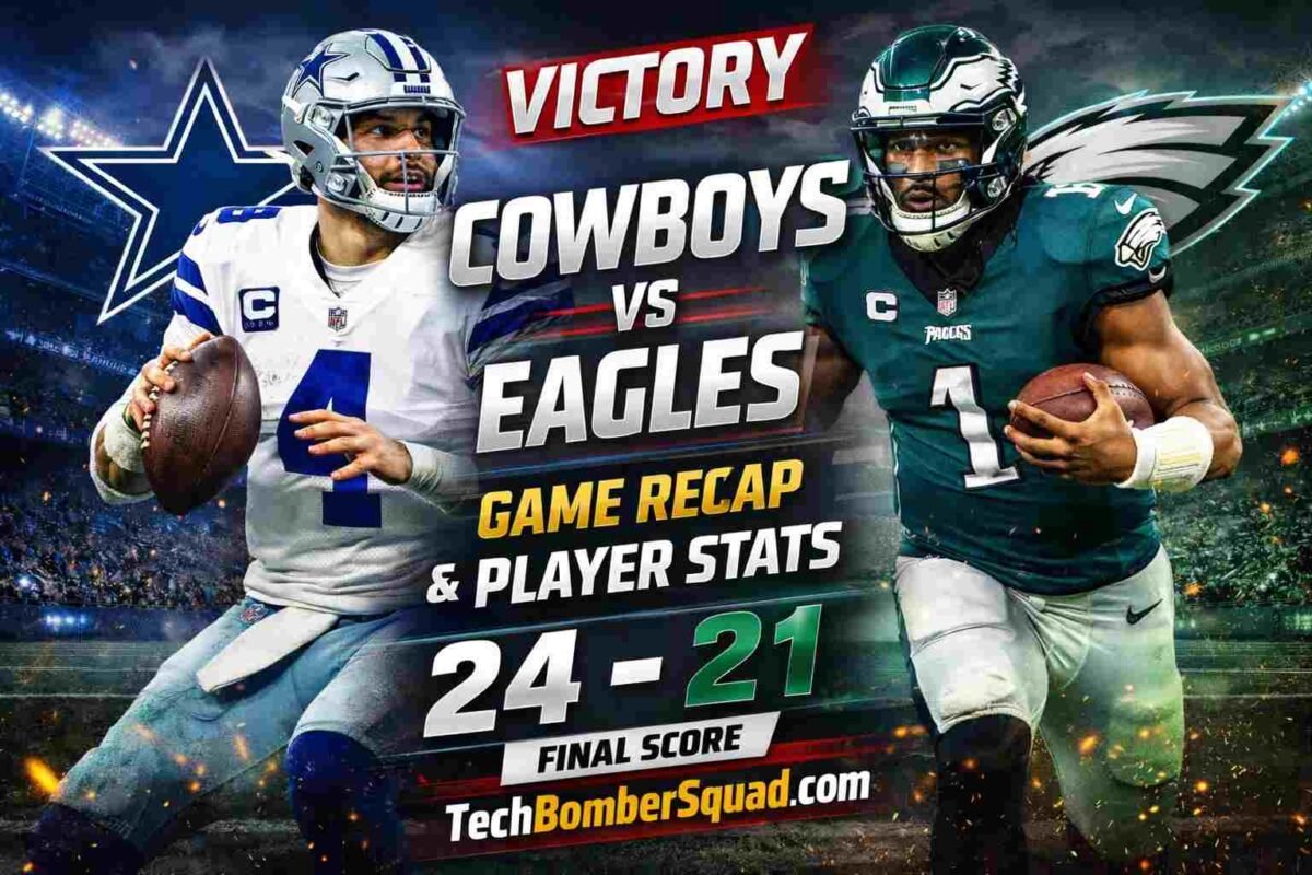 Dallas Cowboys vs Philadelphia Eagles Match Player Stats
