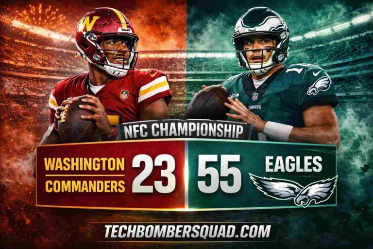 Washington Commanders vs Philadelphia Eagles Match Player Stats