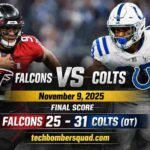 Atlanta Falcons vs Colts Match Player Stats