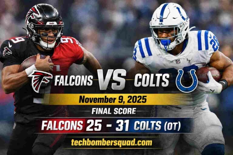 Atlanta Falcons vs Colts Match Player Stats