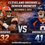 Cleveland Browns vs Denver Broncos Match Player Stats