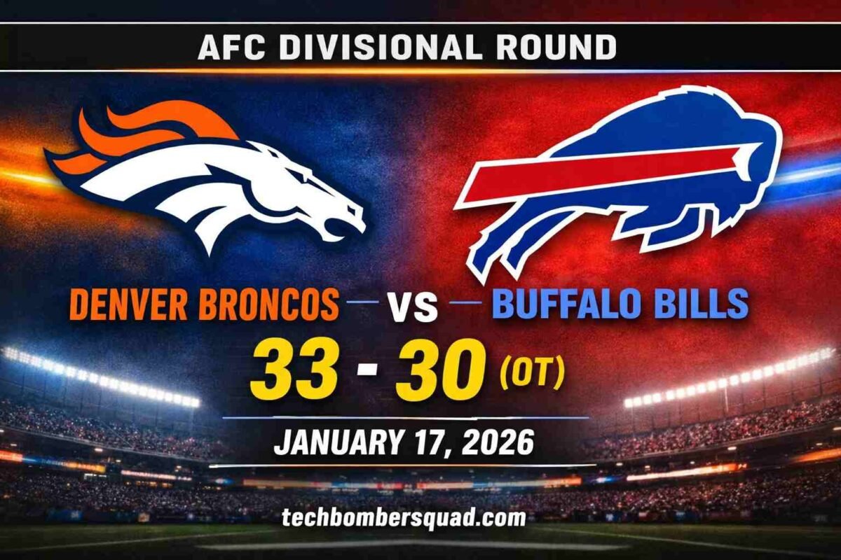 Denver Broncos vs Buffalo Bills Match Player Stats