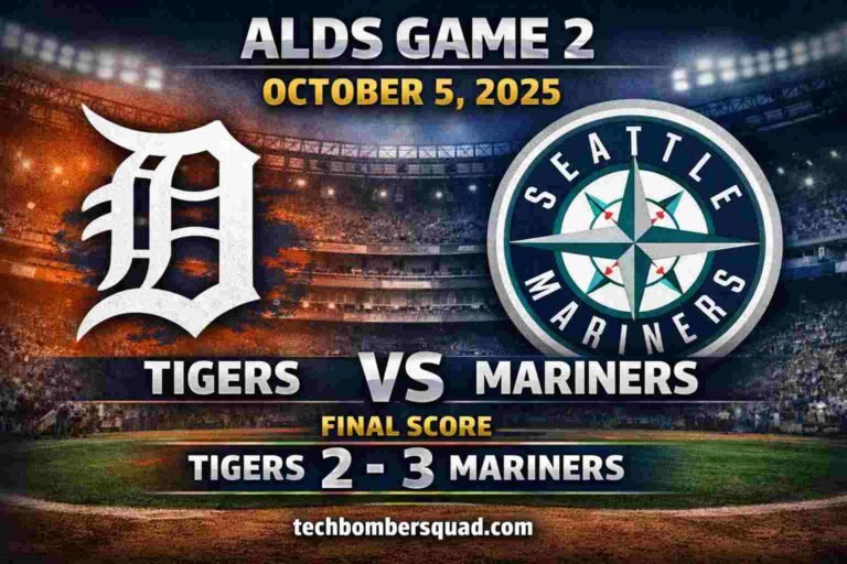 Detroit Tigers vs Seattle Mariners Match Player Stats