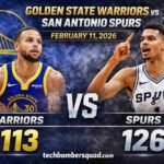 Golden State Warriors vs San Antonio Spurs Match Player Stats