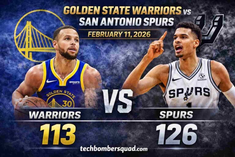 Golden State Warriors vs San Antonio Spurs Match Player Stats