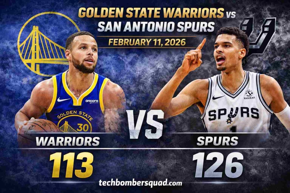 Golden State Warriors vs San Antonio Spurs Match Player Stats