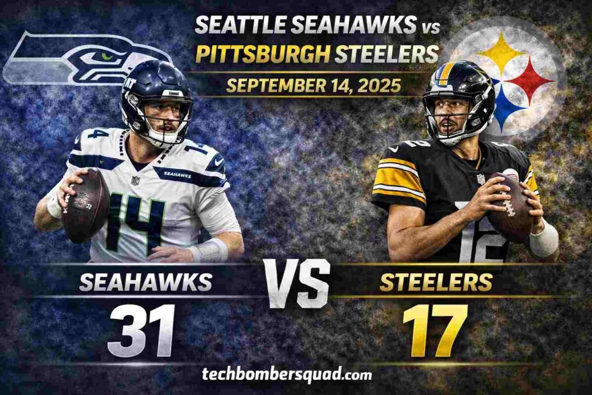 Seahawks vs Pittsburgh Steelers Match Player Stats